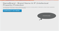 Desktop Screenshot of namebrand.co.za