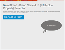 Tablet Screenshot of namebrand.co.za